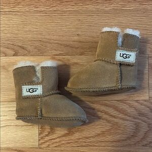 UGG Infant Booties in Tan with White Lining